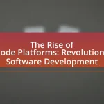 The Rise of No-Code Platforms: Revolutionizing Software Development